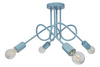 LAMPA SUFITOWA DZIECIĘCA MONDO 4 NIEBIESKI PASTEL