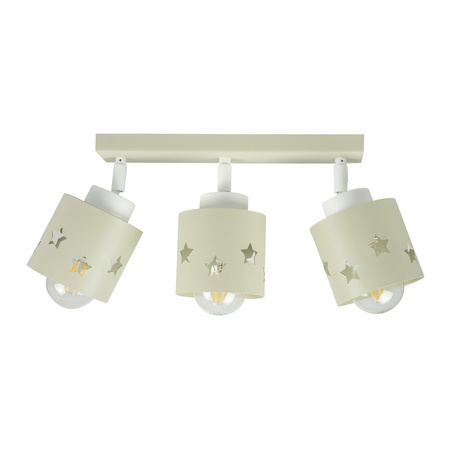 LAMPA DLA DZIECI SUFITOWA WISZĄCA PLAFON GWIAZDKI RUCHOMY BEŻ LUNARI LB/3