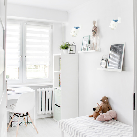 KINKIET BIAŁY GWIAZDKI DLA DZIECI LAMPA ŚCIENNA WISZĄCA PLAFON LED RUCHOMY LUNARI KBN/1