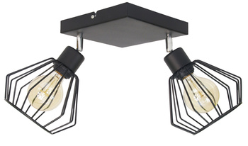 ARTEMIDA PLAFON MANGO CZARNY MODERNO