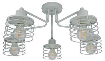 LOFTON 5 KOSZYKI OKRĄGŁE SZARY