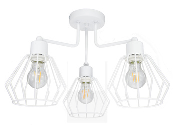 LOFTON 3 KOSZYKI DIAMENTY BIAŁY