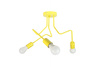 LAMPA SUFITOWA LUNA 1005/3 KOLOR ŻÓŁTY MODERNO