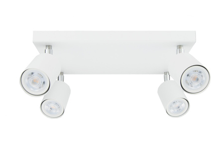 PLAFON SUFITOWY KWADRAT DUŻY 4 SPOT BIAŁY