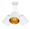 LAMPA SUFITOWA RAMO 3 BIAŁO-ZŁOTA