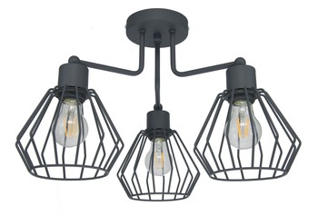 LOFTON 3 KOSZYKI DIAMENTY GRAFIT