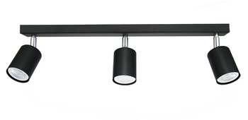 LISTWA SUFITOWA 3 SPOT PLAFON CZARNA