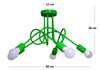 LAMPA SUFITOWA MONDO LOFT 1001/5 KOLOR ZIELONY MODERNO
