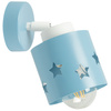 LAMPA KINKIET NIEBIESKI DLA DZIECI GWIAZDKI LED RUCHOMY LUNARI KN/1