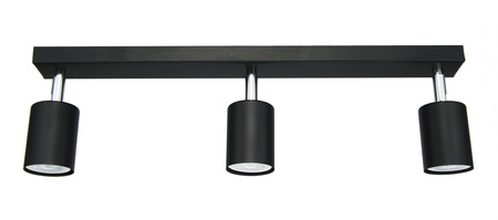 LISTWA SUFITOWA 3 SPOT PLAFON CZARNA