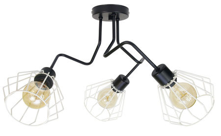 LAMPA SUFITOWA ŻYRANDOL ZYG ZAK SZARA MODERNO