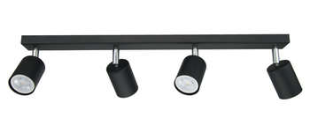 LISTWA SUFITOWA 4 SPOT PLAFON CZARNY