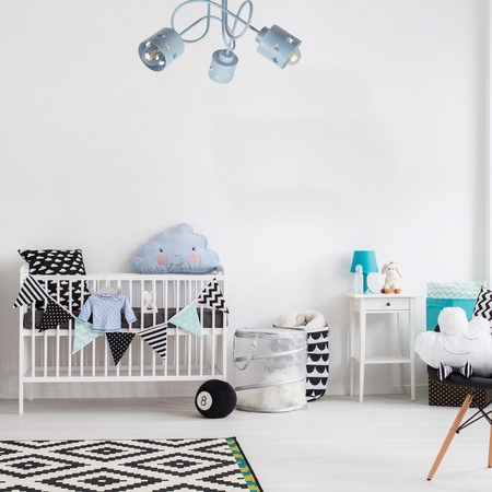 LAMPA SUFITOWA GWIAZDKI NIEBIESKA KOLOROWA DO POKOJU DZIECIĘGO LUNARI N/3