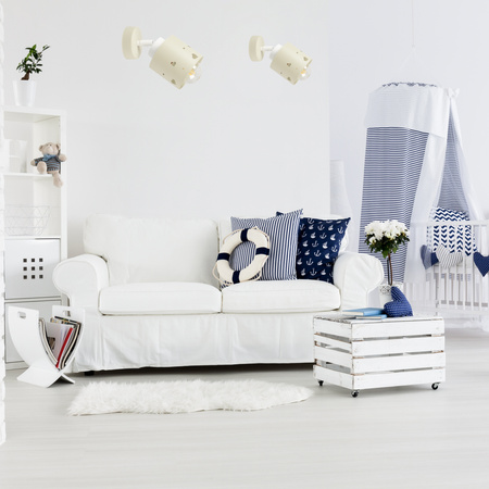 KINKIET DLA DZIECI LAMPA ŚCIENNA WISZĄCA PLAFON GWIAZDKI LED KIERUNKOWY LUNARI KB/1