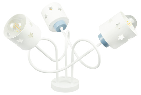 LAMPA SUFITOWA GWIAZDKI KOLOROWA DO POKOJU DZIECIĘGO ŻYRANDOL 3 LUNARI BBN/3