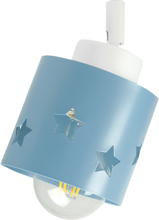 LAMPA SUFITOWA DLA DZIECI NIEBIESKA GWIAZDKI WISZĄCA KOSMOS PLAFON LUNARI LN/2