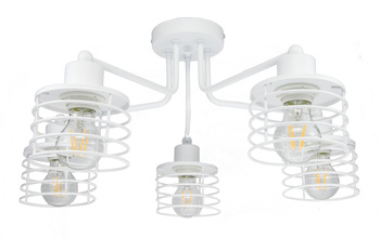 LOFTON 5 KOSZYKI OKRĄGŁE BIAŁY