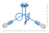 LAMPA SUFITOWA MONDO LOFT 1001/3NSM KOLOR JASNY NIEBIESKI MODERNO