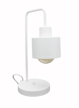 Lampka stołowa Moderno Nairobi łamana Biała