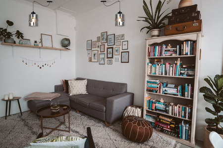 Lampa AURA Pająk czarna Sufitowa Wisząca Żyrandol 1 Szklany Klosz grafitowy