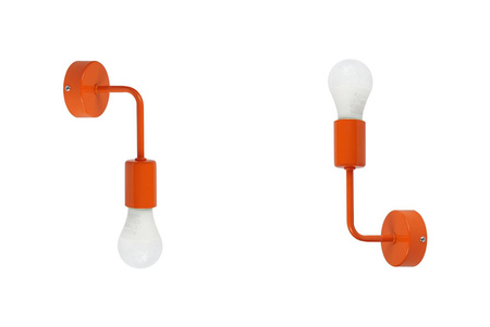 KINKIET VANESSA LOFT 1004/1 POMARAŃCZOWY MODERNO