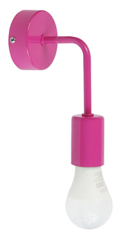 KINKIET VANESSA LOFT 1004/1 RÓŻOWY MODERNO