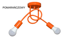 Żyrandol/kinkiet MONDO 2 POMARAŃCZOWY