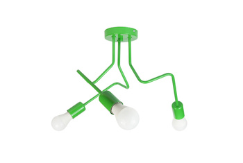 LAMPA SUFITOWA LUNA 1005/3 KOLOR ZIELONY MODERNO