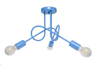 LAMPA SUFITOWA MONDO LOFT 1001/3NSM KOLOR JASNY NIEBIESKI MODERNO