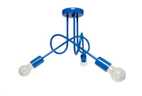 LAMPA SUFITOWA MONDO LOFT 1001/3GR KOLOR GRANATOWY MODERNO