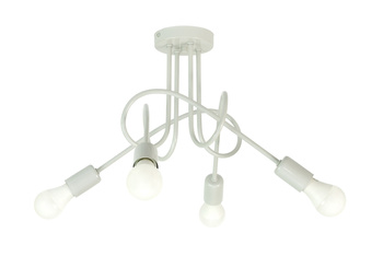 Lampa sufitowa MONDO 1001/4SZ Szara MODERNO