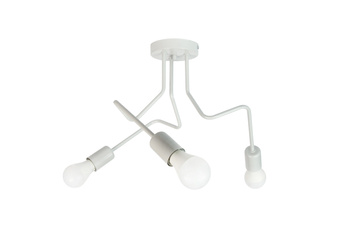 LAMPA SUFITOWA LUNA 1005/3 KOLOR SZARY MODERNO