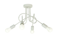 Lampa sufitowa MONDO 1001/4SZ Szara MODERNO