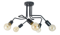 LAMPA SUFITOWA VANESSA 1004/5 GRAFIT MODERNO