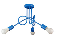 LAMPA SUFITOWA MONDO LOFT 1001/3 KOLOR NIEBIESKI (GRUBA STRUKTURA) MODERNO