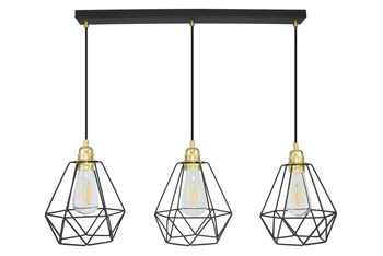 LISTWA SUFITOWA DIAMENT EDISON ZŁOTO LOFT