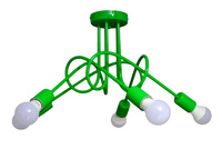 LAMPA SUFITOWA MONDO LOFT 1001/5 KOLOR ZIELONY MODERNO