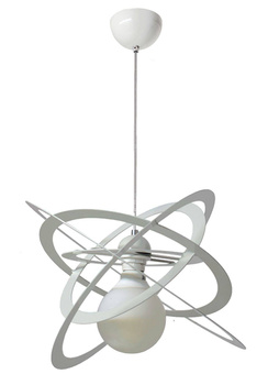 LAMPA WISZĄCA SFERIS KOLOR SZARY MODERNO