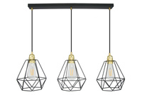 LISTWA SUFITOWA DIAMENT EDISON ZŁOTO LOFT